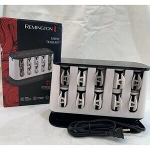 Remington Shine Therapy Argan Oil & Keratin Treated Hot Rollers Set (OPEN BOX)